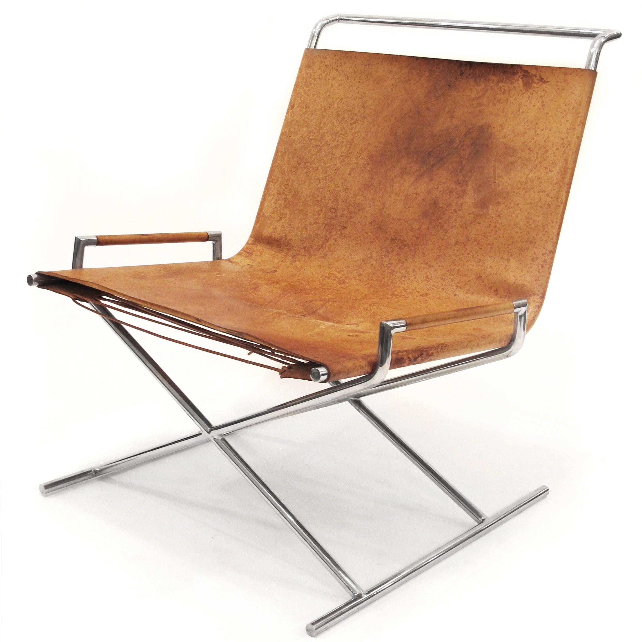 Ward Bennett-Sessel mit Sled Chairs