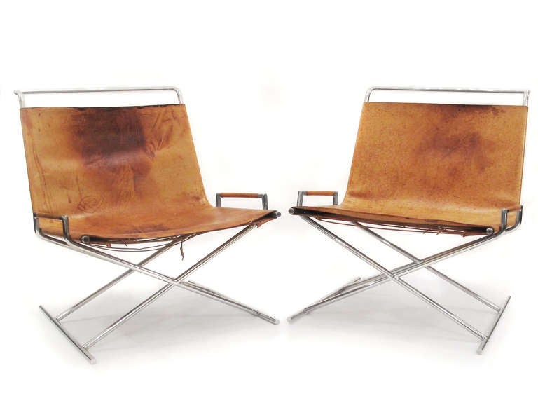 Ward Bennett-Sessel mit Sled Chairs im Zustand „Hervorragend“ in Brooklyn, NY