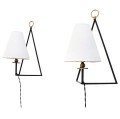 Iron Triangle Sconces