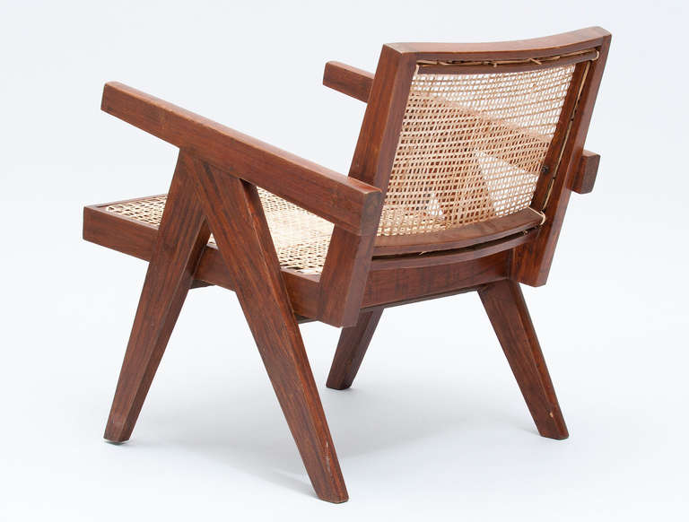 Indian Pierre Jeanneret Lounge Chairs