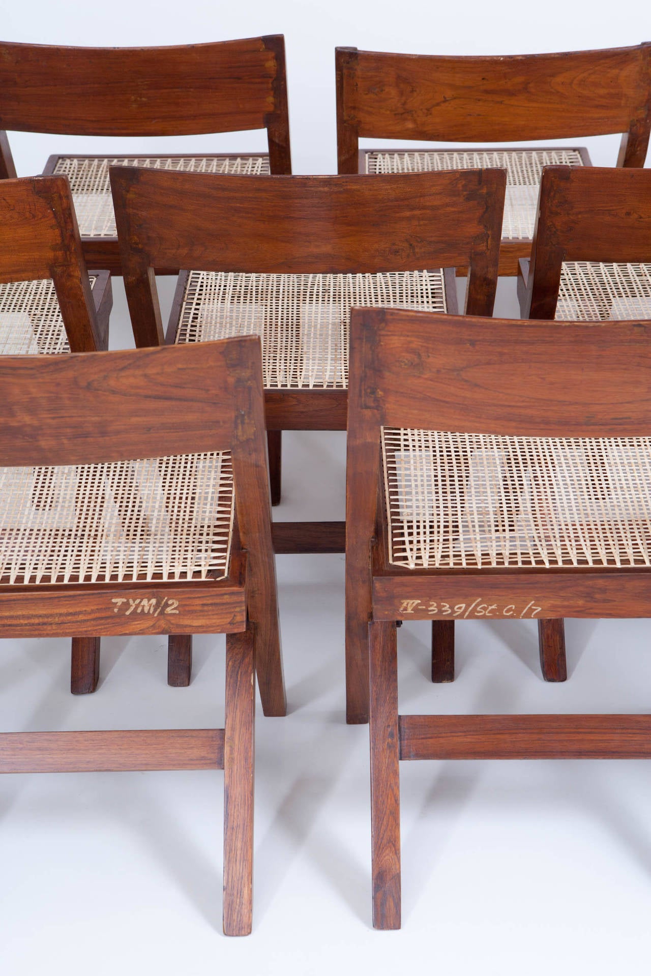 10 Pierre Jeanneret Library / Dining Chairs For Sale at 1stdibs