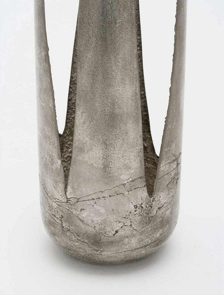 Modernist Swedish Roar Schanke Pewter Vase In Excellent Condition In Brooklyn, NY
