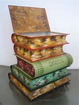 Trompe-l'oeil Book Stack In Excellent Condition In Brooklyn, NY