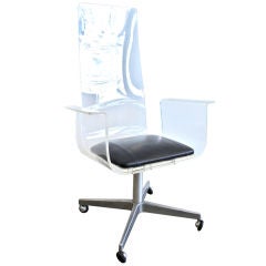 Lucite Desk Chair