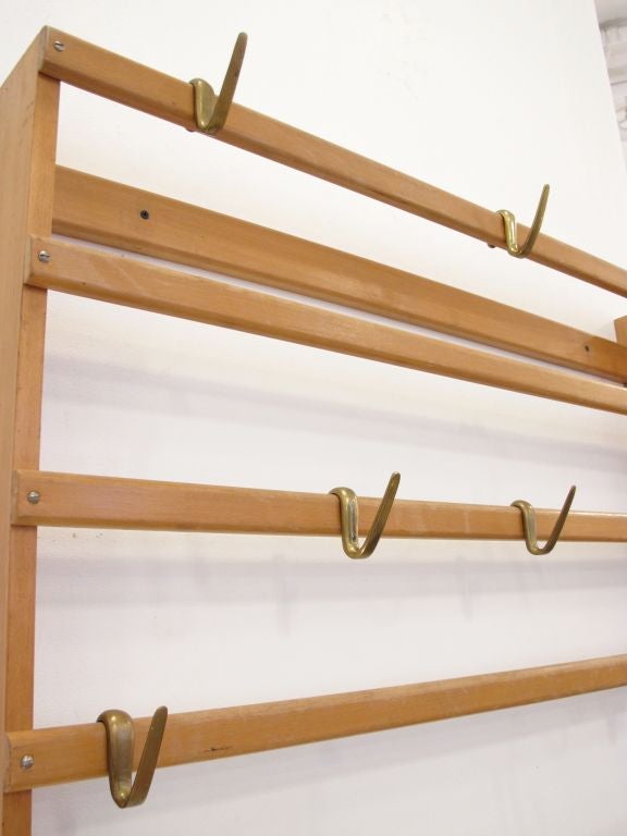 Carl Auböck Coat Rack In Excellent Condition In Brooklyn, NY