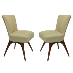 Pair of Chairs by Vladimir Kagan for Dryfis circa1950 American