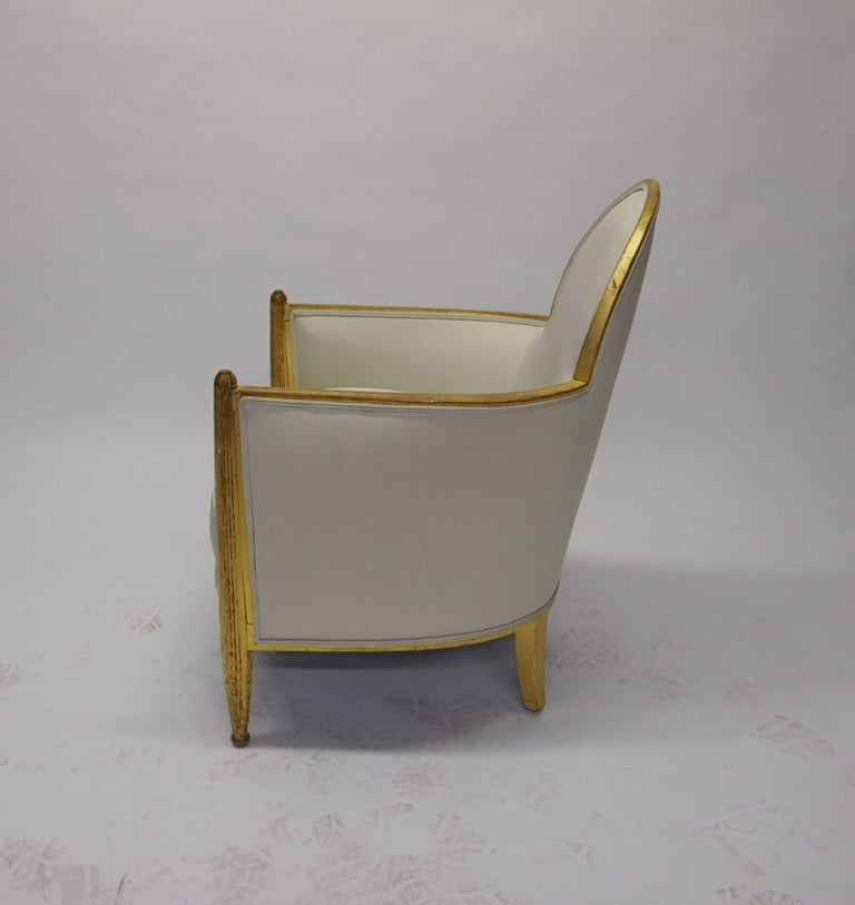 Art Deco Pair of Chairs by Paul Follot French Deco circa 1930
