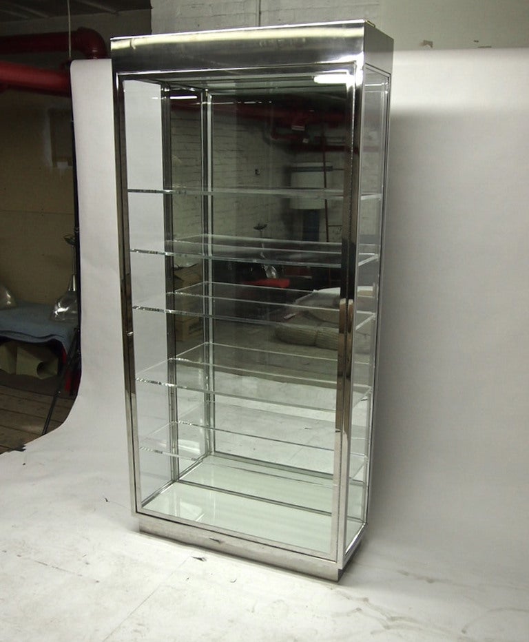 Late 20th Century Display Case with Interior Lights by Pace Circa 1975 American