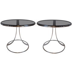 Vintage Pair of Side Tables by  Gardner Leaver for Steelcase Circa 1970 American