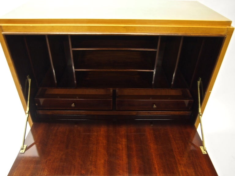 French Deco Ladies Secretary, Chest in Wood Circa 1930 For Sale 2