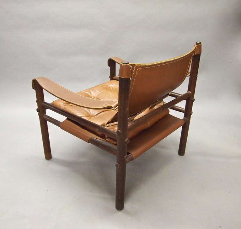 Pair of Original Safari Chairs by Arne Norell 1960's Sweden 1