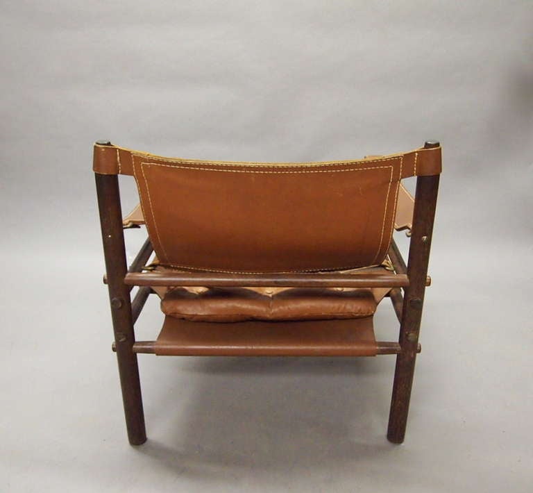 Pair of Original Safari Chairs by Arne Norell 1960's Sweden 3