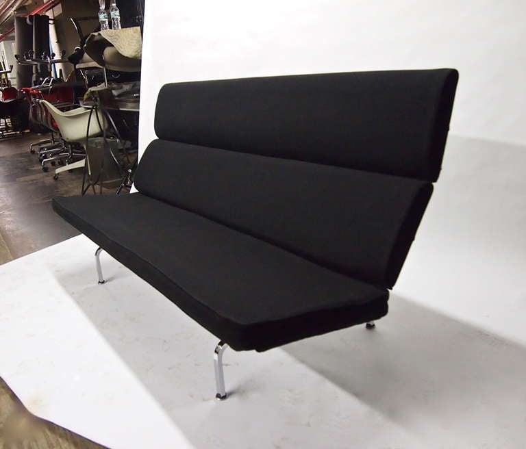 Mid-Century Modern Four Compact Sofa's By Eames For Herman Miller Original Design 195l American