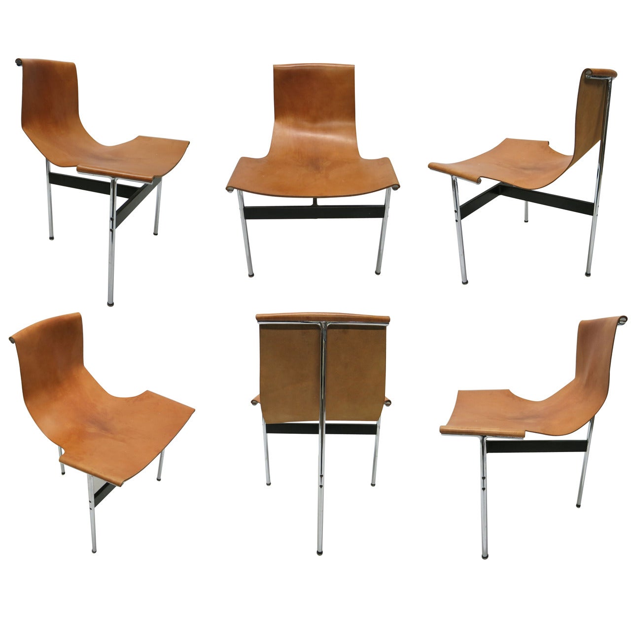 Six "T" Chairs from "Ross Littel Collection" by Laverne, 1965