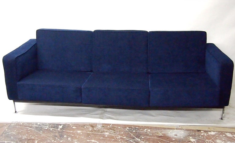 Mid-Century Modern Sofa by De Sede Newly Upholstered in 2012 Switzerland Circa 1970