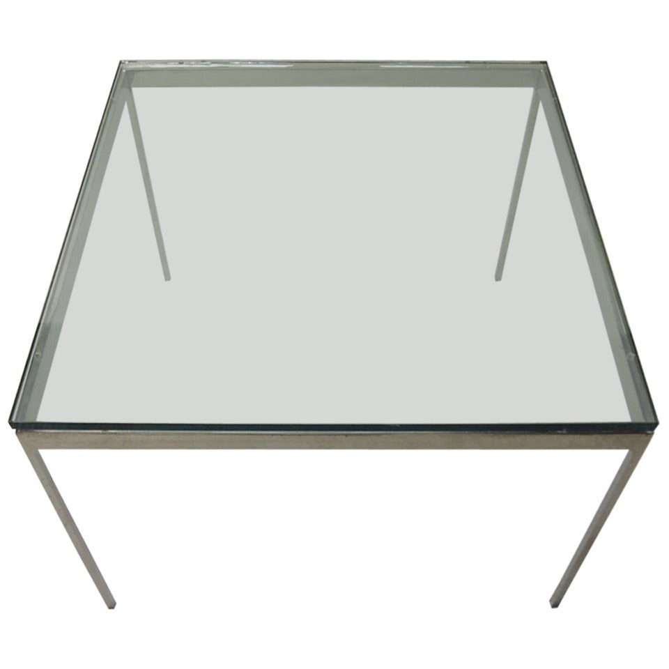 Square Solid Side Table signed Zographos by Nicos Zographos circa 1965 American