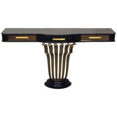 Console Custom Designed and Fabricated in 1930s American