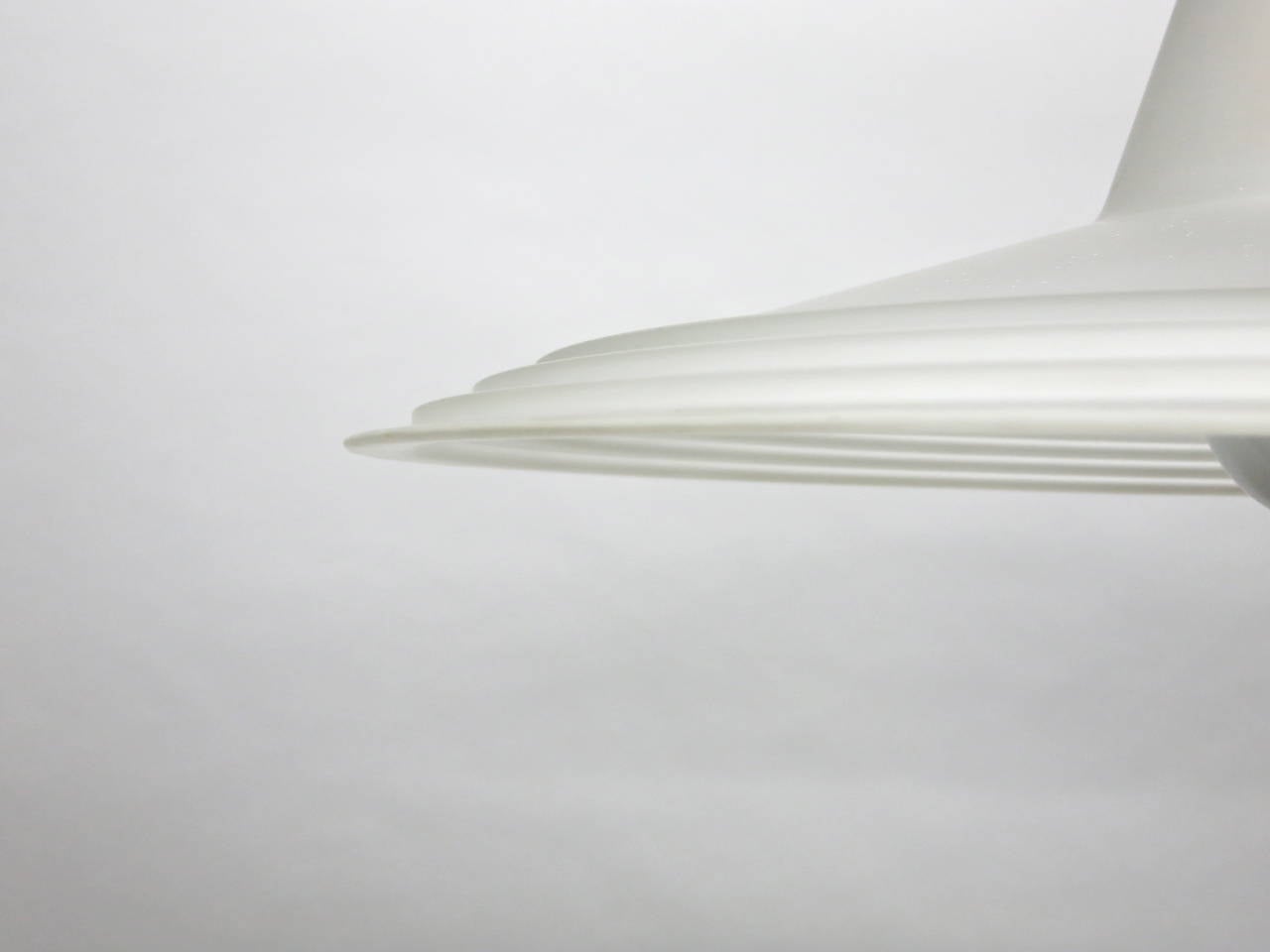 Modern Glass Ceiling Fixture attributed to Massimo Vignelli, Made in Italy, circa 1980 For Sale