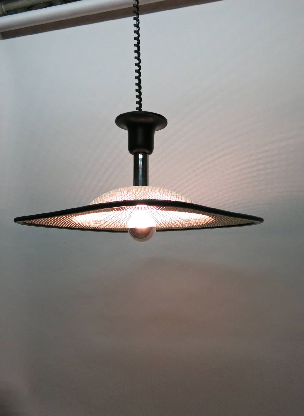 Ceiling Light Fixture, Signed Reggiani, Made in Italy, circa 1970 1