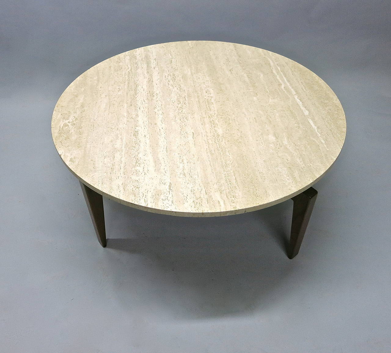 Mid-20th Century Rotating Coffee Table Labeled Jens Risom Design Inc. circa 1950, American