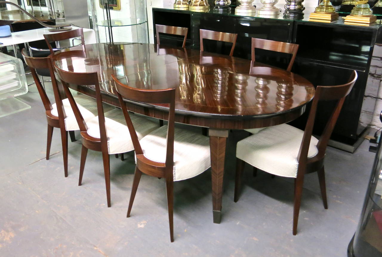 Dining Table designed by Dominique circa 1940 Design, Made in France For Sale 2