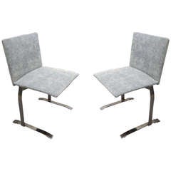Pair of Chairs by Giovanni Offredi for Saporiti circa 1975 Made in Italy Pair of Chairs by Giovanni Offredi for Saporiti circa 1975 Made in Italy