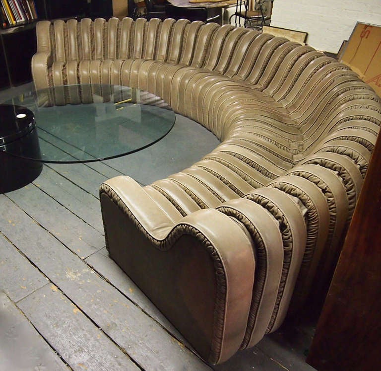 Modern Sofa and Coffee Table Labeled Casa Bella circa 1980 Switzerland