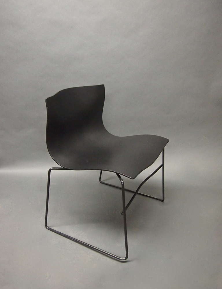 Modern 12 Stacked Handkerchief Chairs by Vignelli Design for Knoll in 1983 American