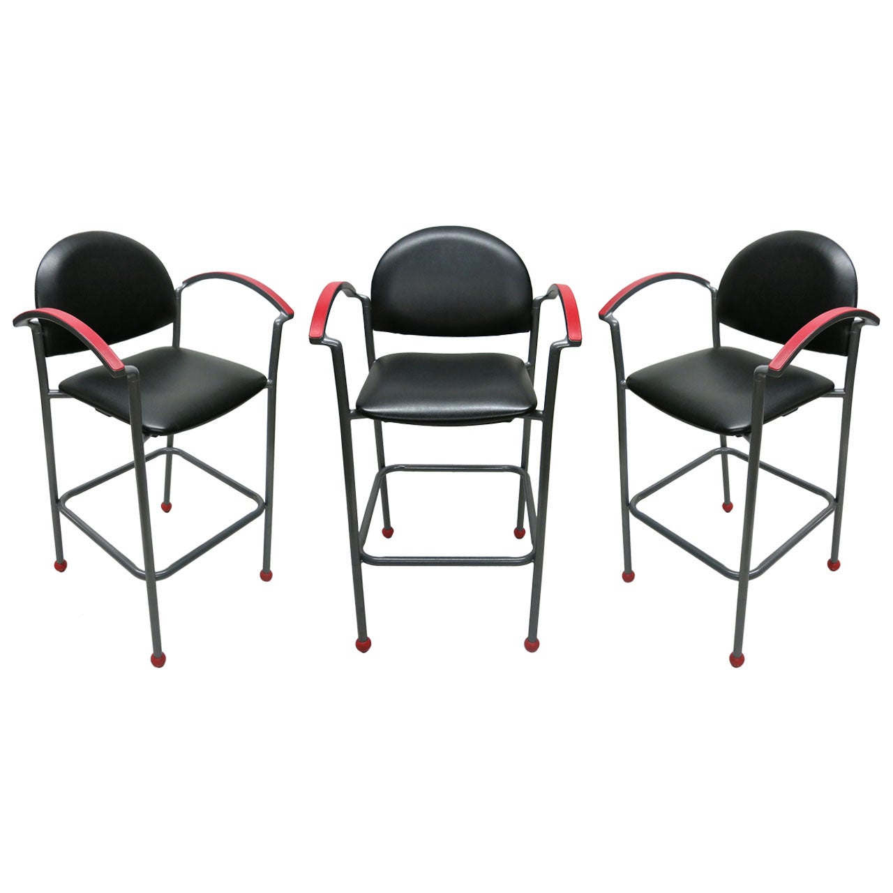 3 Barstools by Ron Kemnitzer for Fixtures Furniture USA