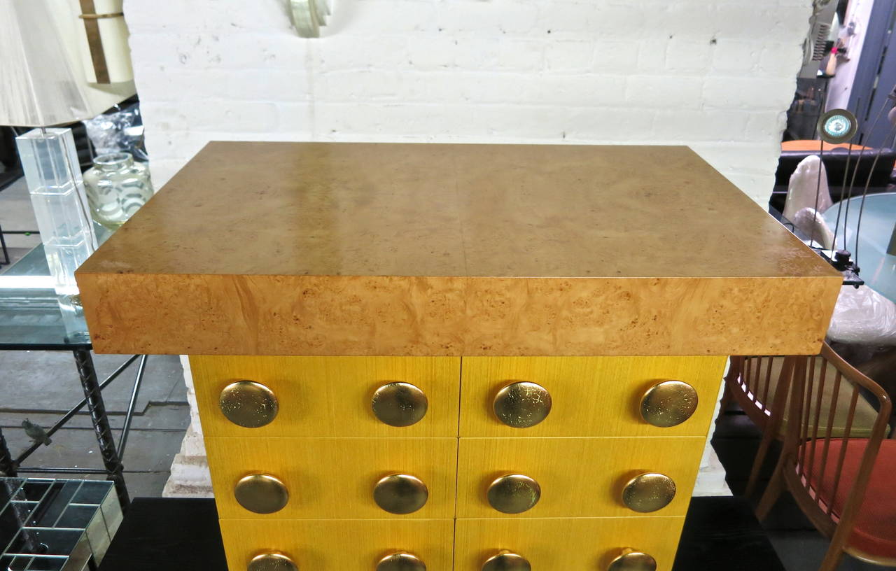 Mobile Giallo Chest of Drawer by Ettore Sottsass for Design Gallery Milano, 1988 1