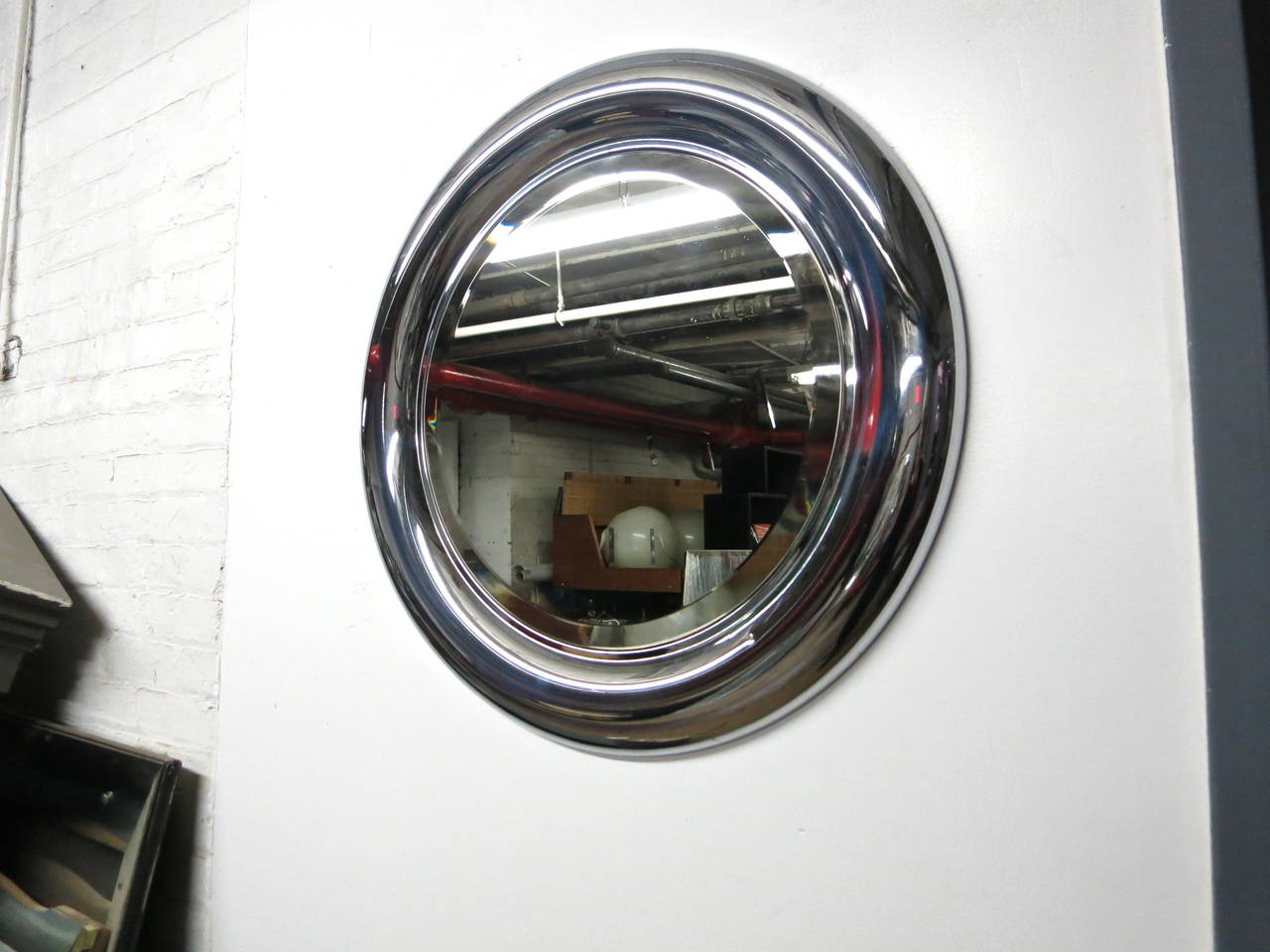 20th Century Convex Mirror Designed for Studio Reggiani, Made in Italy, circa 1970