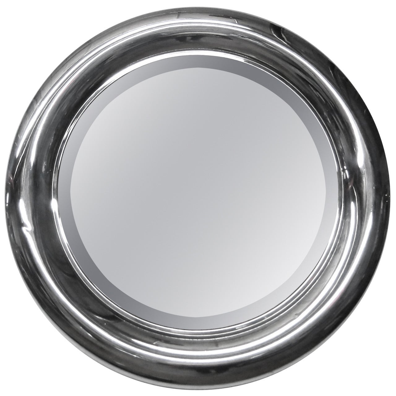 Convex Mirror Designed for Studio Reggiani, Made in Italy, circa 1970