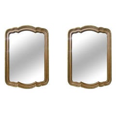 Pair of Mirrors Framed in Oak, Made in France, circa 1940