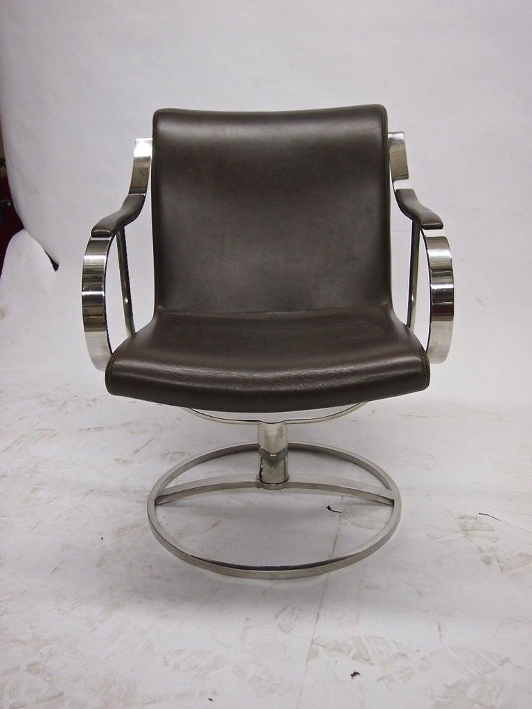 Mid-Century Modern Pair of Chairs by Gardner Leaver for Steelcase Circa 1971 American