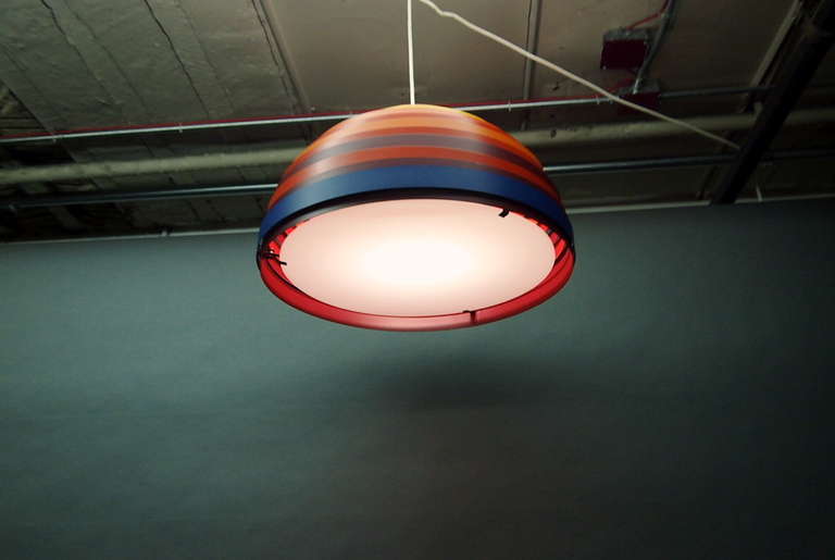 Ceiling Fixture, Signed Vest, Made in Austria, circa 1960 In Excellent Condition In Jersey City, NJ