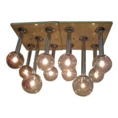 Forty Eight Inch Ceiling Fixture By Vico Magistretti