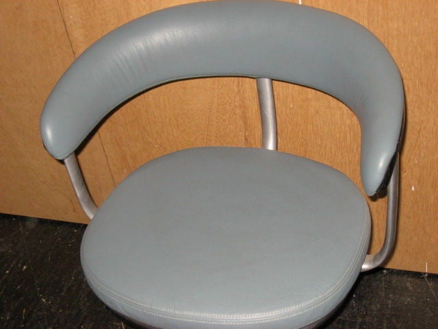 Mid-Century Modern Pair Of Desk Chairs Signed Jorgen Rasmussen, Made In Denmark