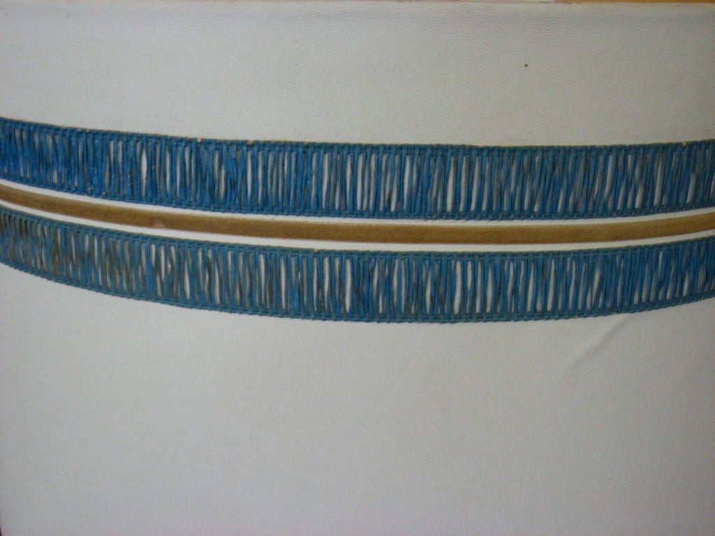 American Table Lamp by Paul Laszlo with Shade by Maria Kipp Circa 1950