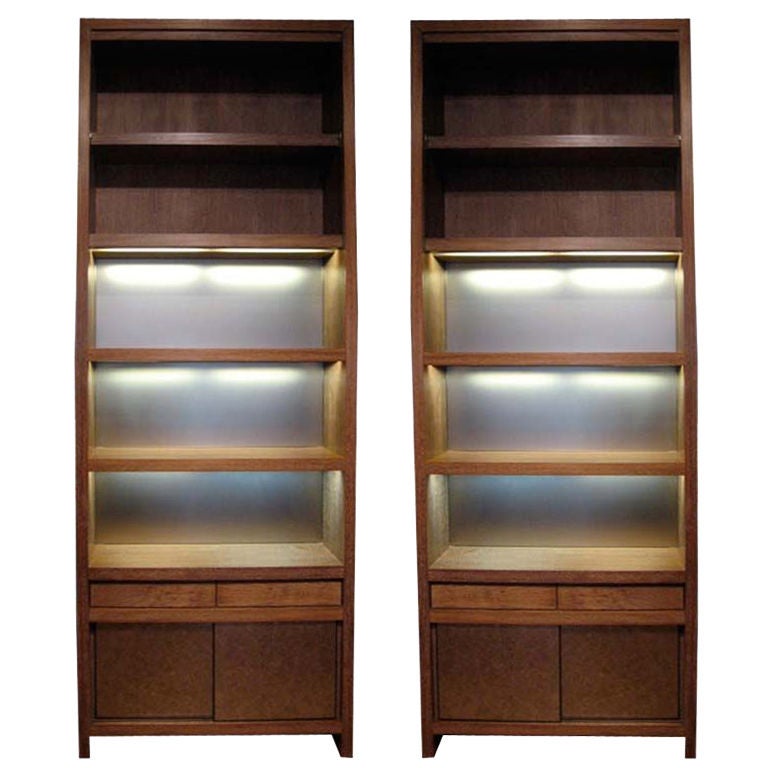 Takashimaya Building NYC Pair of Bookcases/Cabnets American 1993