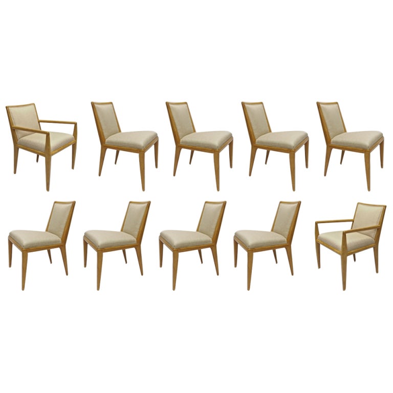 Ten Dining Chairs By Robsjohn Gibbings For Widdicomb Circa 1950 Usa