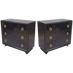Pair of Cabinets by Paul Frankl for Brown Saltman, circa 1950, USA