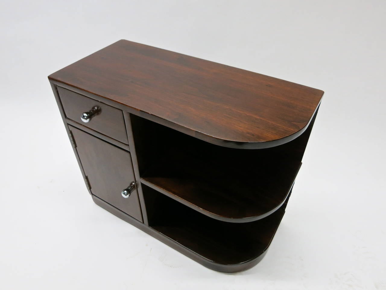 20th Century Petite Side Table in Lacquered Wood, circa 1940
