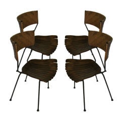 SET OF FOUR CHAIRS AMERICAN BY AUTHER UMANOFF 1950'S
