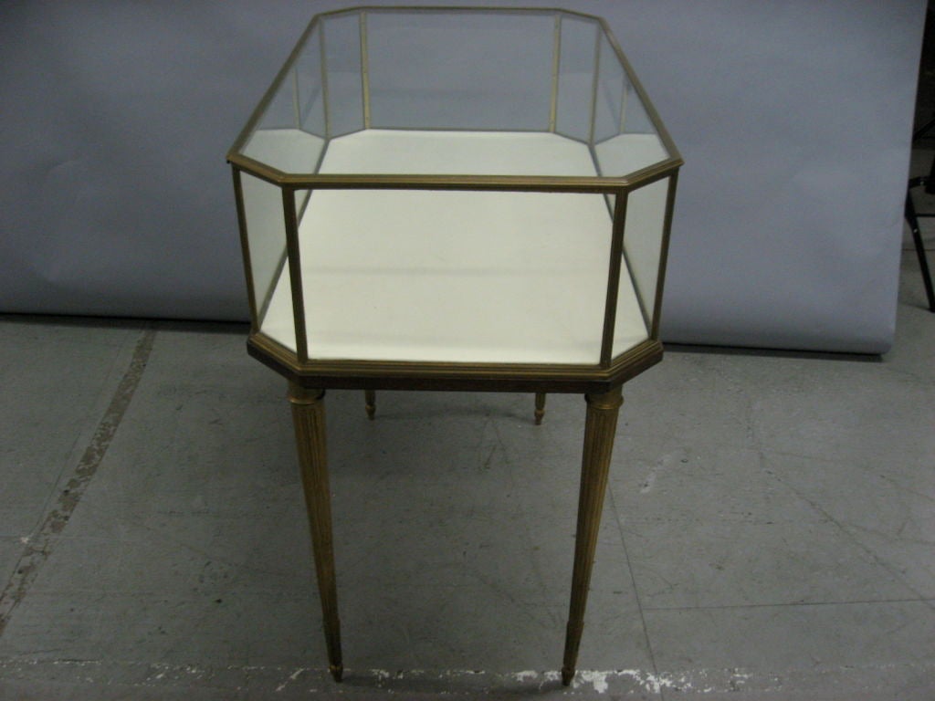 Bronze Display Case French circa 1930's 1