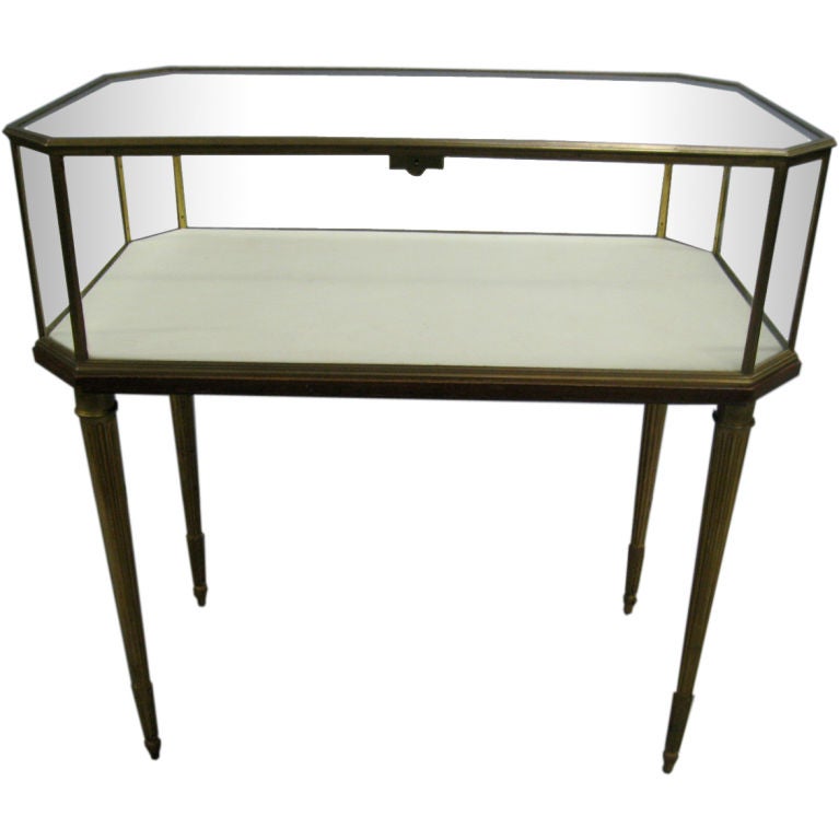 Bronze Display Case French circa 1930's