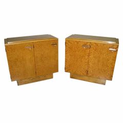 Pair of Cabinets by Gilbert Rohde American circa 1930