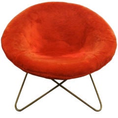 Retro Lounge Chair French Circa 1950