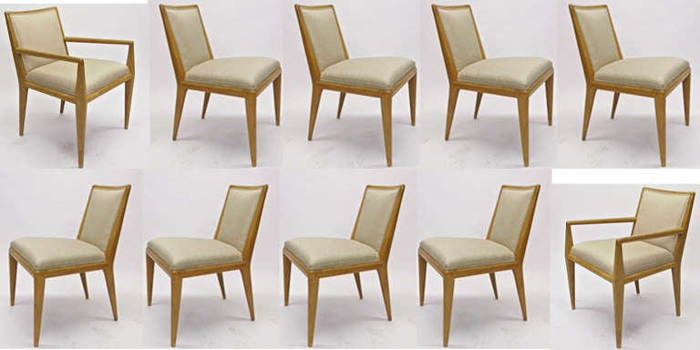 Ten Dining Chairs By Robsjohn Gibbings For Widdicomb Circa 1950 Usa
