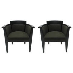 Pair of Chairs by Mariani for Pace, Made in Italy, circa 1980