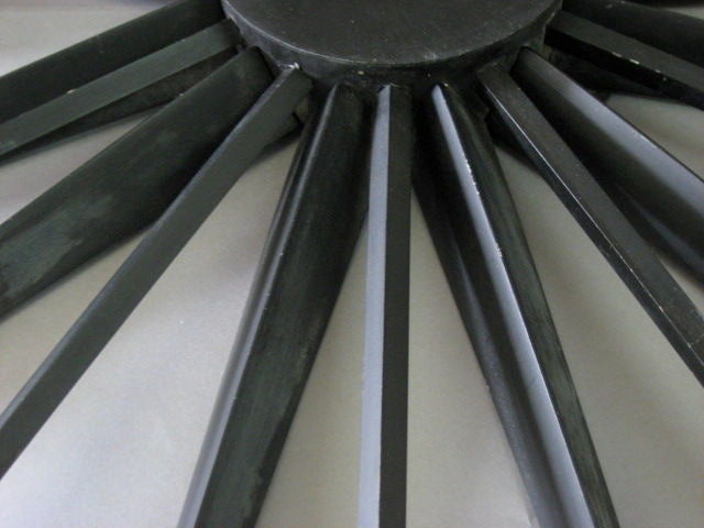 Starburst Clock Circa 1950 American In Excellent Condition In Jersey City, NJ